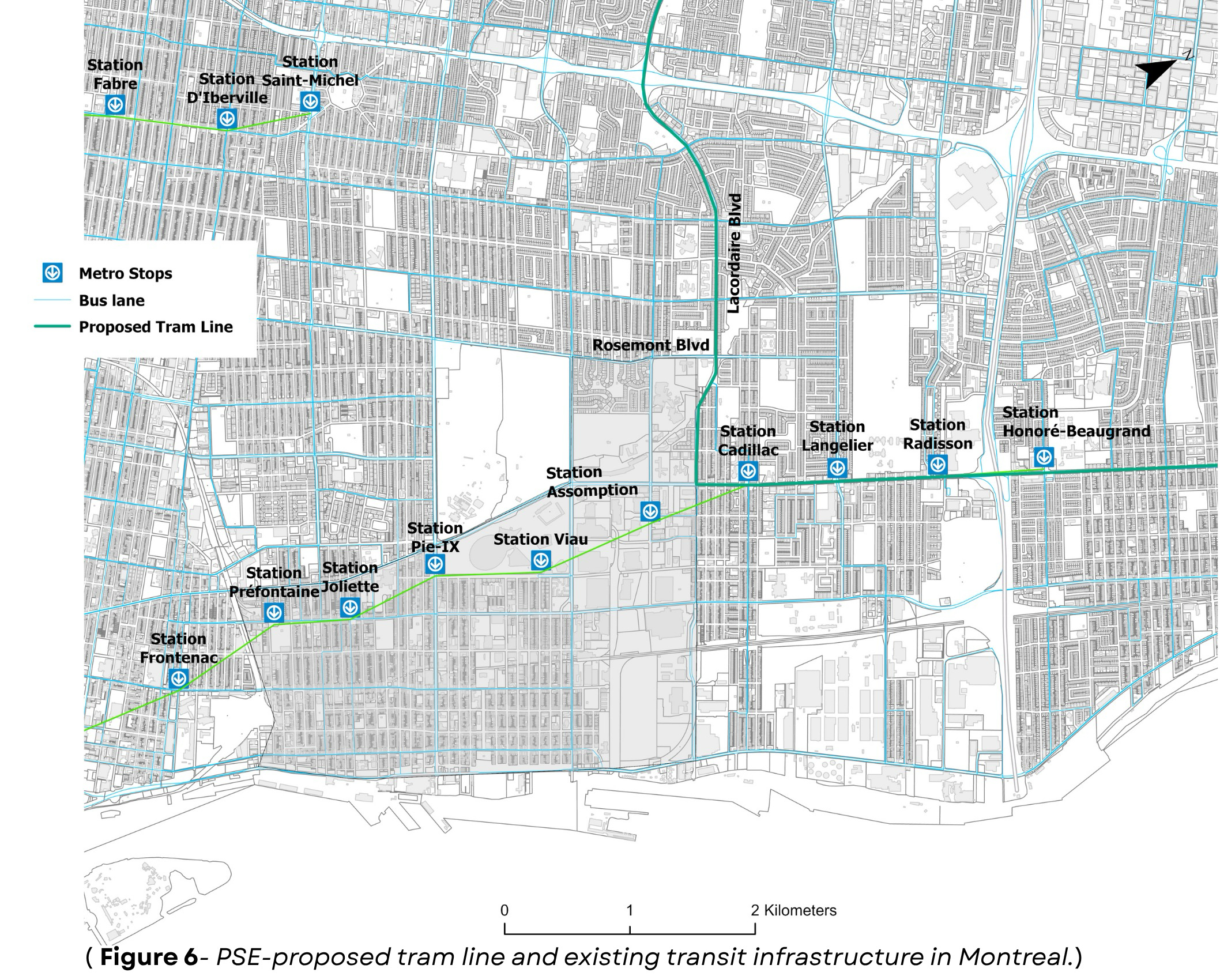 Current transit landscape map
