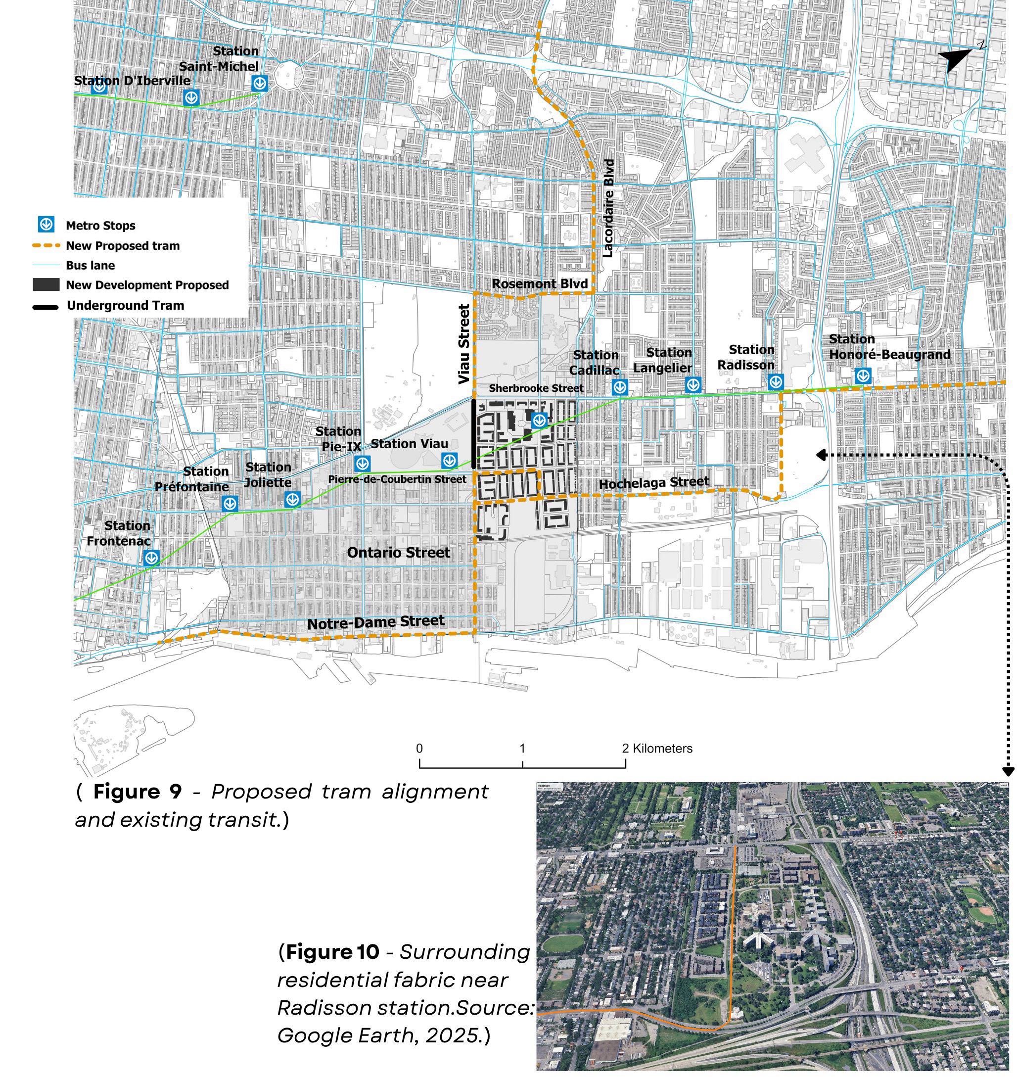 New proposed tram line map